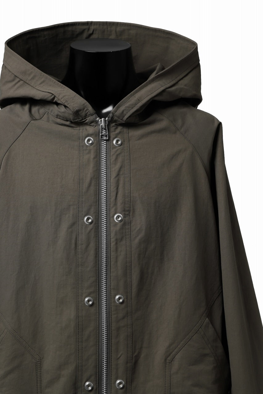 A.F ARTEFACT OVER SIZED HOODIE BLOUSON (KHAKI)