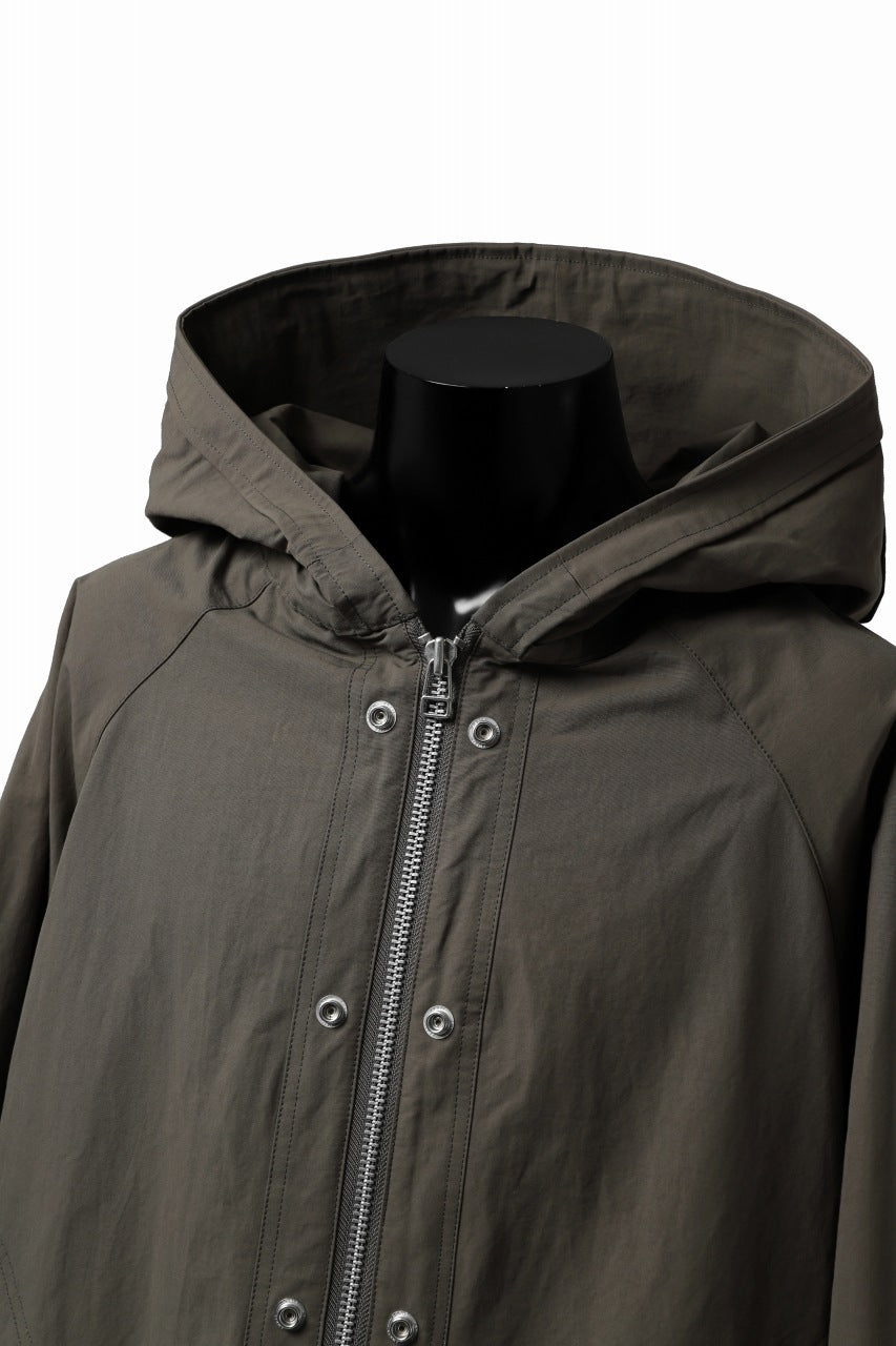 A.F ARTEFACT OVER SIZED HOODIE BLOUSON (KHAKI)