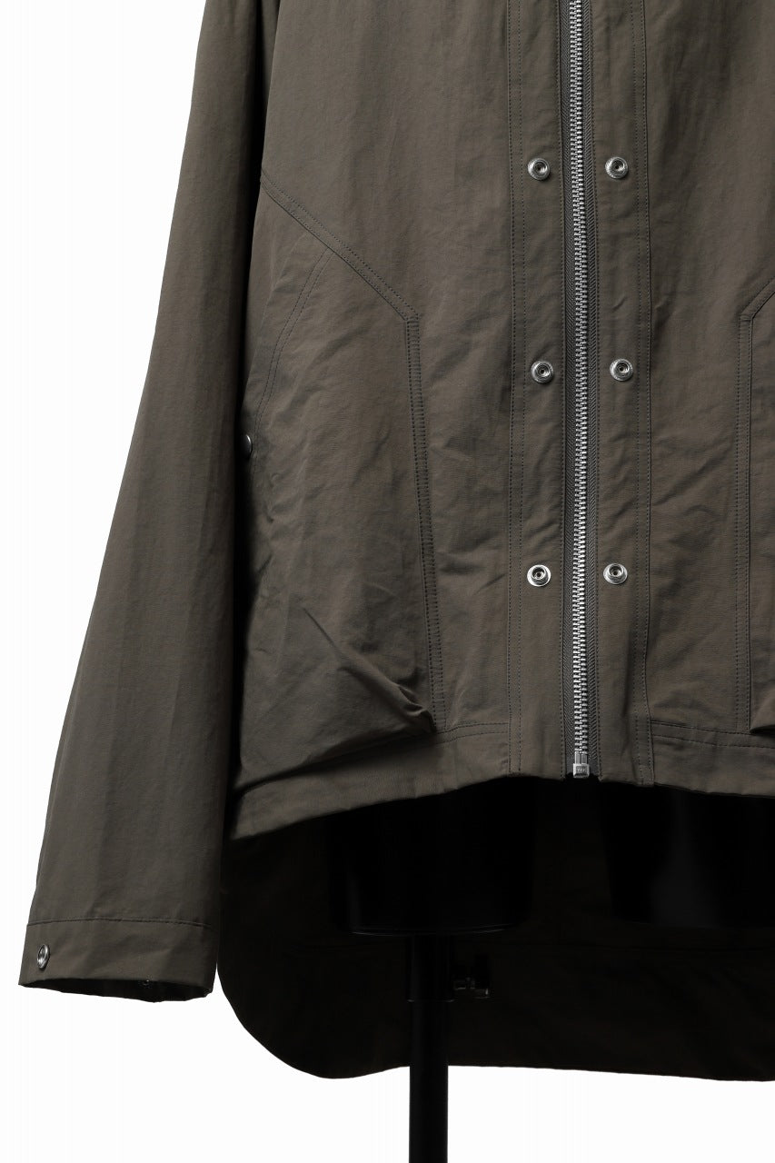 A.F ARTEFACT OVER SIZED HOODIE BLOUSON (KHAKI)