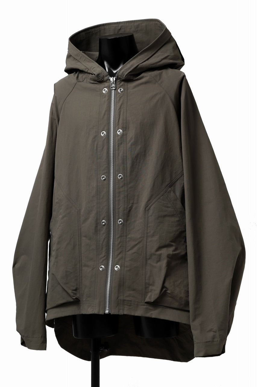 A.F ARTEFACT OVER SIZED HOODIE BLOUSON (KHAKI)