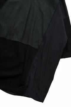 Load image into Gallery viewer, CHANGES  RE;BUILD oversized docking pocket cut&amp;sewn / used+new jersey (BLACK #B)
