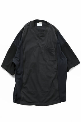 CHANGES VINTAGE REMAKE MULTI PANEL POC TEE (BLACK #A)