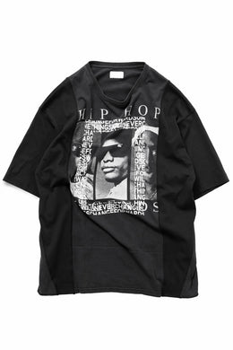 CHANGES VINTAGE REMAKE MULTI PANEL BAND TEE (BLACK #B)