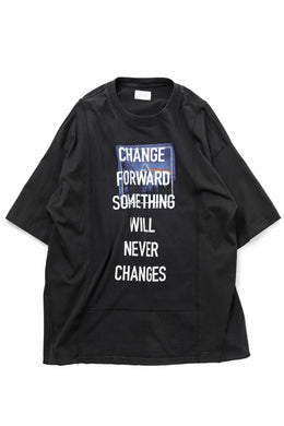 CHANGES VINTAGE REMAKE MULTI PANEL BAND TEE (BLACK #A)