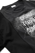 画像をギャラリービューアに読み込む, CHANGES VINTAGE REMAKE MULTI PANEL BAND TEE (BLACK #D)