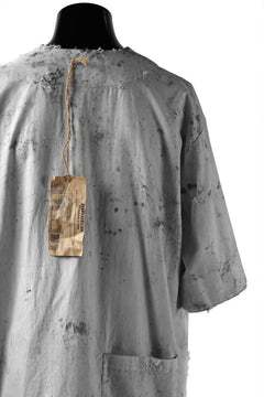 Load image into Gallery viewer, RESURRECTION x LOOM Re-production SUMI DYED EDGE SHIRT PULLOVER