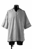 RESURRECTION x LOOM Re-production SUMI DYED EDGE SHIRT PULLOVER