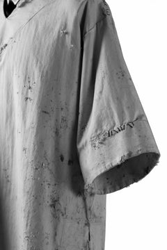 Load image into Gallery viewer, RESURRECTION x LOOM Re-production SUMI DYED EDGE SHIRT PULLOVER