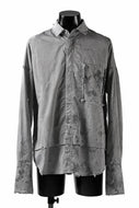 RESURRECTION x LOOM Re-production SUMI DYED DOUBLE LAYERED SHIRT