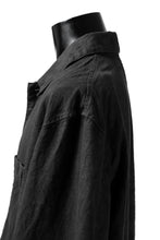 画像をギャラリービューアに読み込む, ISAMU KATAYAMA BACKLASH WORK COAT / GARMENT NATURAL DYED LINEN (SUMI)