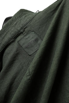 画像をギャラリービューアに読み込む, ISAMU KATAYAMA BACKLASH WORK COAT / GARMENT NATURAL DYED LINEN (LEAF)