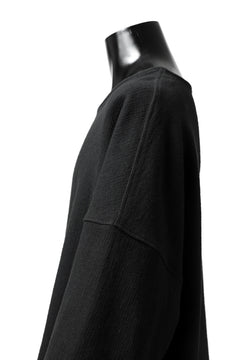 Load image into Gallery viewer, ISAMU KATAYAMA BACKLASH RELAX FIT PULLOVER SHIRT / DOBBY LINEN-COTTON (BLACK)