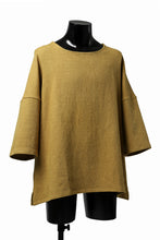 Load image into Gallery viewer, ISAMU KATAYAMA BACKLASH RELAX FIT PULLOVER SHIRT / DOBBY LINEN-COTTON (MUSTARD)