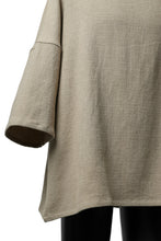 Load image into Gallery viewer, ISAMU KATAYAMA BACKLASH RELAX FIT PULLOVER SHIRT / DOBBY LINEN-COTTON (BEIGE)