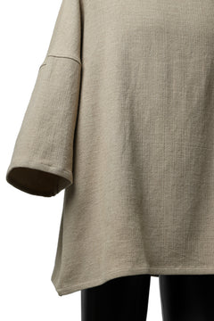 Load image into Gallery viewer, ISAMU KATAYAMA BACKLASH RELAX FIT PULLOVER SHIRT / DOBBY LINEN-COTTON (BEIGE)