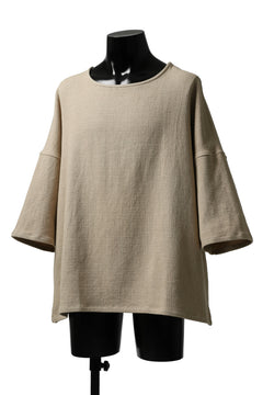 Load image into Gallery viewer, ISAMU KATAYAMA BACKLASH RELAX FIT PULLOVER SHIRT / DOBBY LINEN-COTTON (BEIGE)