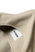 Load image into Gallery viewer, ISAMU KATAYAMA BACKLASH LONG SLEEVE PULLOVER SHIRT / DOBBY LINEN-COTTON (BEIGE)