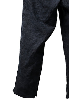 画像をギャラリービューアに読み込む, ISAMU KATAYAMA BACKLASH TAPERED TROUSERS / GARMENT NATURAL DYED LINEN CANVAS (INDIGO)