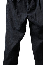 画像をギャラリービューアに読み込む, ISAMU KATAYAMA BACKLASH TAPERED TROUSERS / GARMENT NATURAL DYED LINEN CANVAS (INDIGO)