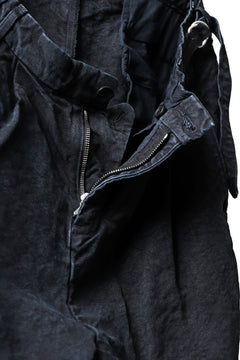 画像をギャラリービューアに読み込む, ISAMU KATAYAMA BACKLASH TAPERED TROUSERS / GARMENT NATURAL DYED LINEN CANVAS (INDIGO)