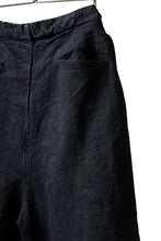 画像をギャラリービューアに読み込む, ISAMU KATAYAMA BACKLASH TAPERED TROUSERS / GARMENT NATURAL DYED LINEN CANVAS (INDIGO)