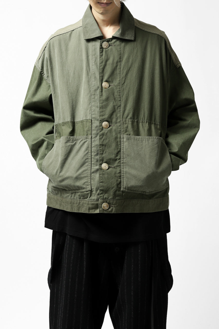 画像をギャラリービューアに読み込む, CHANGES VINTAGE REMAKE COVER ALL JACKET / US ARMY SCHLAFCOVER (KHAKI)