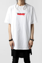 画像をギャラリービューアに読み込む, A.F ARTEFACT x buggy exclusive &quot;ON BLACK&quot; T-SHIRT (WHITE x RED)