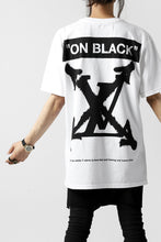 画像をギャラリービューアに読み込む, A.F ARTEFACT x buggy exclusive &quot;ON BLACK&quot; T-SHIRT (WHITE x RED)