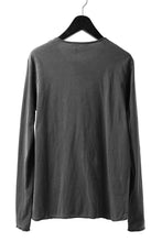 画像をギャラリービューアに読み込む, daub DYEING LS CUTSEWN CHEST POCKET DETAIL / C.JERSEY (GREY)