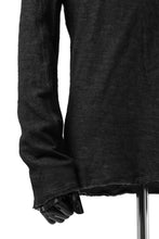Load image into Gallery viewer, daub ERGONOMIC LONG SLEEVE KNIT SEWN / KNOTTING DOUBLE FACE (BLACK)