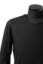 Load image into Gallery viewer, daub ERGONOMIC LONG SLEEVE KNIT SEWN / KNOTTING DOUBLE FACE (BLACK)