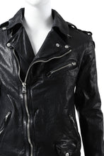 Load image into Gallery viewer, ISAMU KATAYAMA BACKLASH DOUBLE BREASTED JACKET / DOUBLE-SHOULDER OBJECT DYED (BLACK)