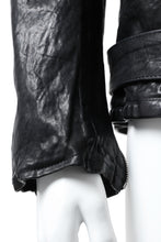 Load image into Gallery viewer, ISAMU KATAYAMA BACKLASH DOUBLE BREASTED JACKET / DOUBLE-SHOULDER OBJECT DYED (BLACK)