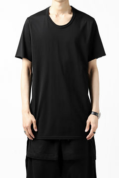 Load image into Gallery viewer, A.F ARTEFACT &quot;SUPERFINE&quot; LOOP-WHEELED T-SHIRT (BLACK)