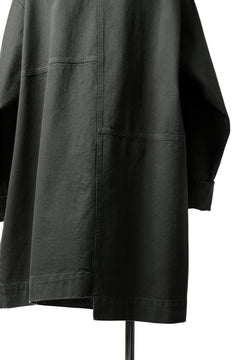 Load image into Gallery viewer, Pxxx OFF by PAL OFFNER OVER SIZE DENIM COAT (MOSS*KHAKI)