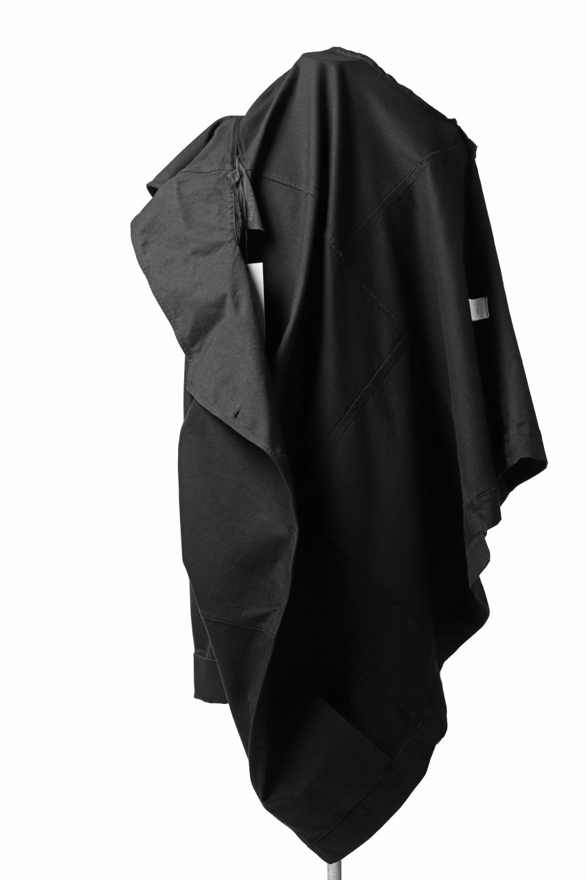 Load image into Gallery viewer, Pxxx OFF by PAL OFFNER OVER SIZE DENIM COAT (BLACK)