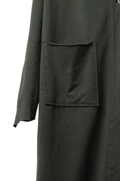 Load image into Gallery viewer, Pxxx OFF by PAL OFFNER LEGER COAT / STRETCH COTTON SWEAT (MOSS*KHAKI)
