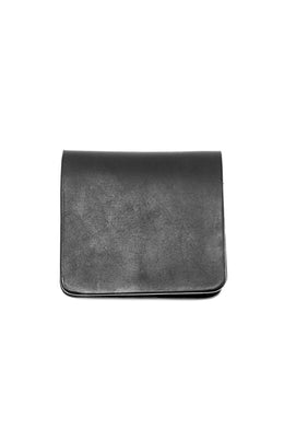 ISAMU KATAYAMA BACKLASH 2-FOLD SMART WALLET / GUIDI CALF (BLACK)