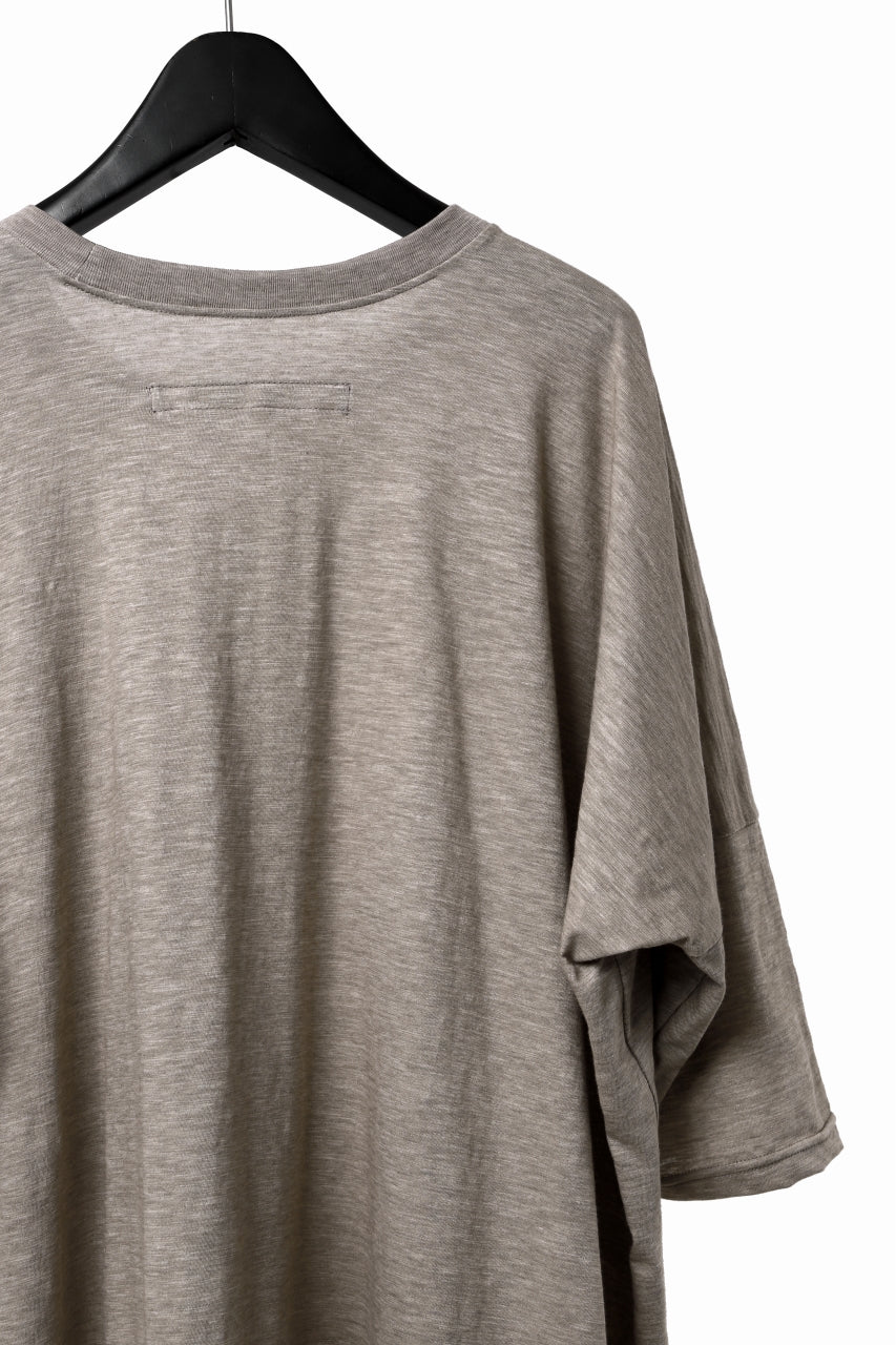 Load image into Gallery viewer, A.F ARTEFACT OVER SIZED DOLMAN TEE / SLAB JERSEY (BEIGE)