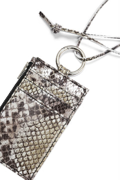 Load image into Gallery viewer, Y&#39;s ID PASS LEATHER CASE (PYTHON)