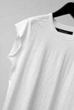 Load image into Gallery viewer, A.F ARTEFACT FRENCH SLEEVE TANK TOP / SLAB JERSEY (WHITE)