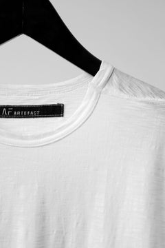 画像をギャラリービューアに読み込む, A.F ARTEFACT FRENCH SLEEVE TANK TOP / SLAB JERSEY (WHITE)