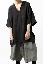 画像をギャラリービューアに読み込む, _vital minimal tunica tops / linen (BLACK)