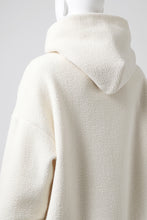 画像をギャラリービューアに読み込む, A.F ARTEFACT &quot;FLUFFY&quot; EMBROIDERED HOODIE / BomberFLEECE (IVORY)