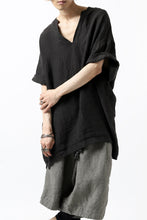 画像をギャラリービューアに読み込む, _vital minimal tunica tops / linen (BLACK)