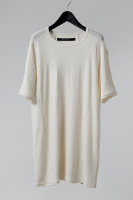 A.F ARTEFACT SWITCHING PATERN T-SHIRT / L.JERSEY (IVORY)
