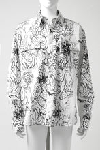 Load image into Gallery viewer, ALMOSTBLACK GRAPHIC PRINT SHIRT (WHITE x BLACK PRINT)