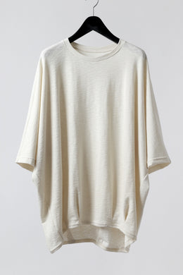 A.F ARTEFACT x LOOM exclusive -dolman- LOOSEY TOPS / ORGANIC SURF KNIT COTTON (IVORY)