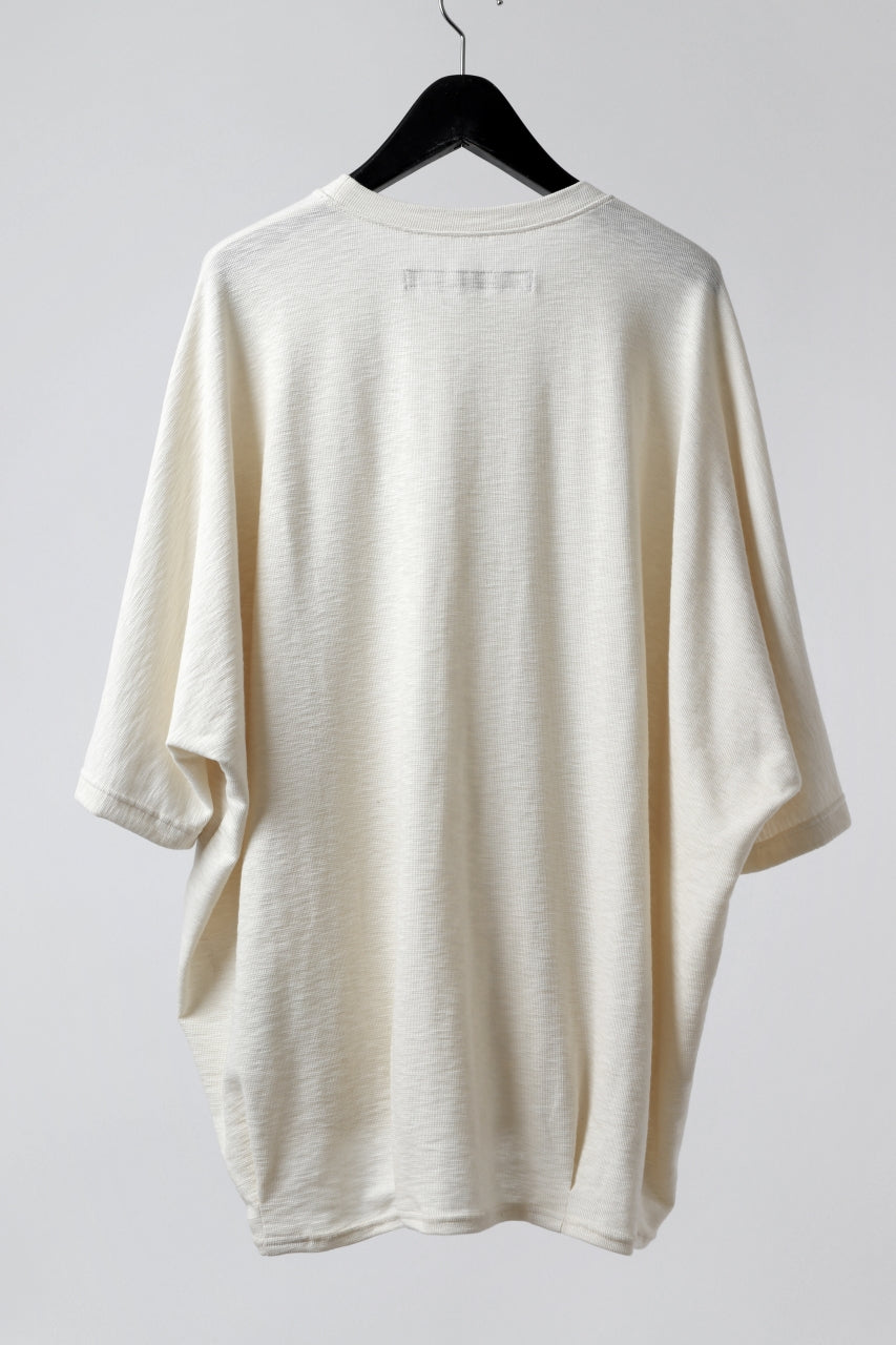 A.F ARTEFACT x LOOM exclusive DOLMAN LOOSEY TOPS / ORGANIC SURF KNIT COTTON (IVORY)