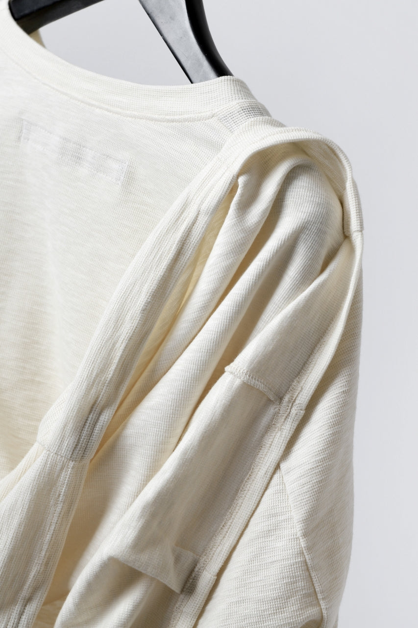 A.F ARTEFACT x LOOM exclusive DOLMAN LOOSEY TOPS / ORGANIC SURF KNIT COTTON (IVORY)